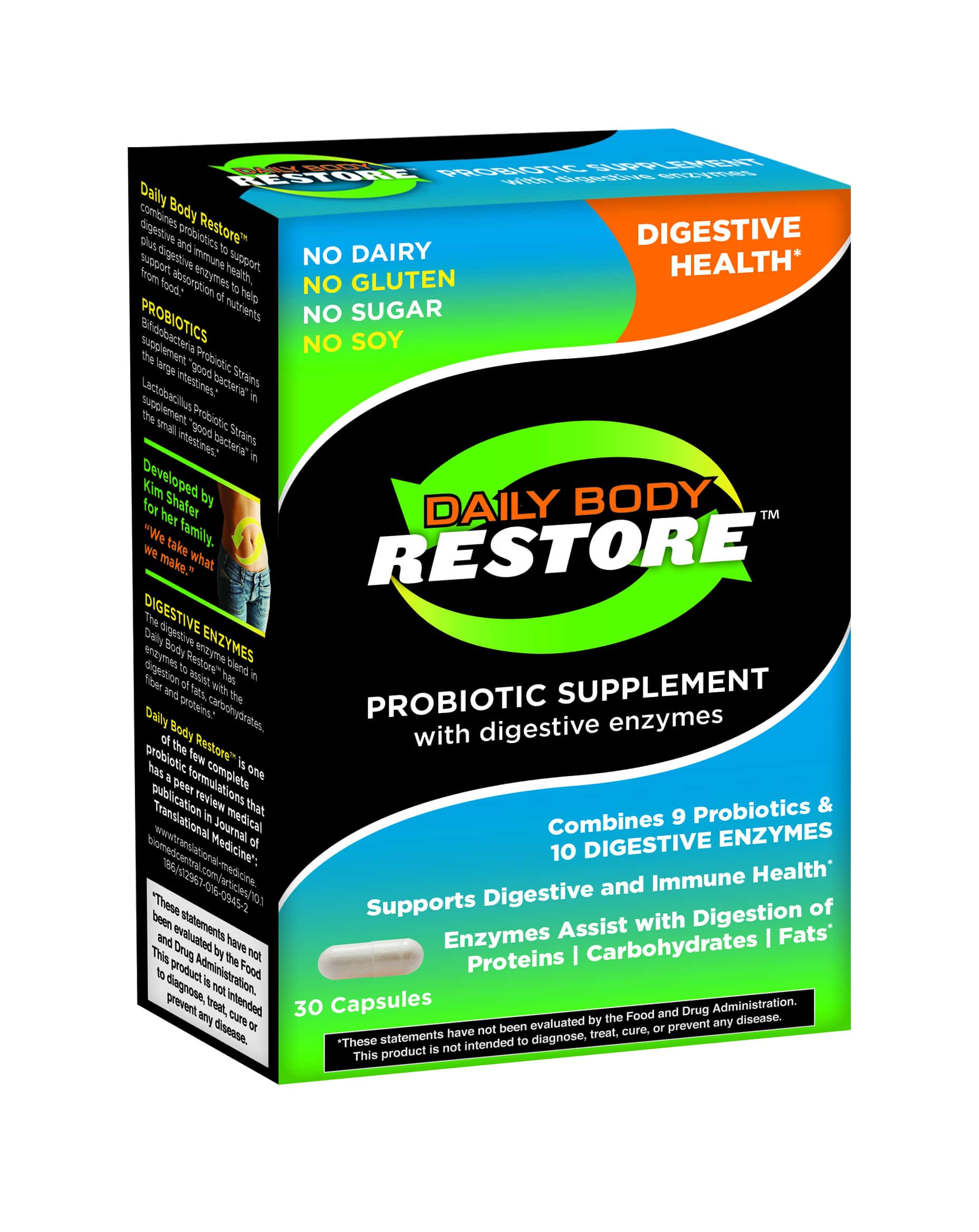 Purchase Daily Body Restore Probiotic Supplement